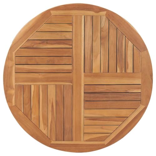 Vidaxl Teak Massiv Tischplatte Massivholzplatte Holzplatte Ersatztischplatte Holz
