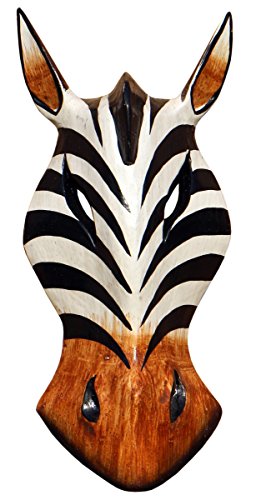 Sch Ne 20 Cm Zebra Holz Maske Afrika